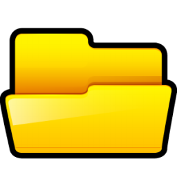 Generic Folder Yellow Open Icon 256x256 png